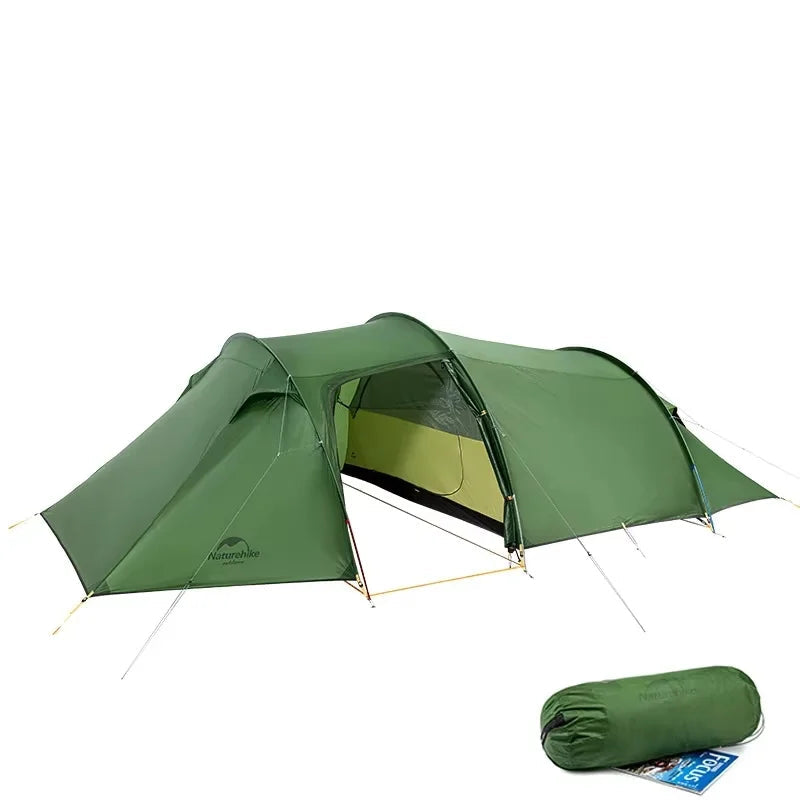 Tunnel-Style 4-Season Tent – Ultralight Shelter for 2–4