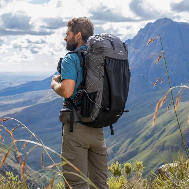 60+5L Hiking Backpack – Internal Frame with Rain Cover