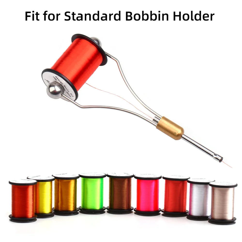 50D Fly Tying Thread 2-Pack – Bright Nylon Floss Spools