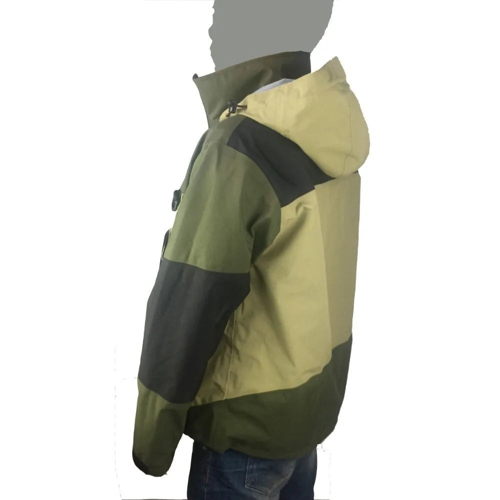 ELUANSHI Waterproof Fly Fishing Wading Jacket – Breathable, Durable, Adjustable Hood & Cuffs
