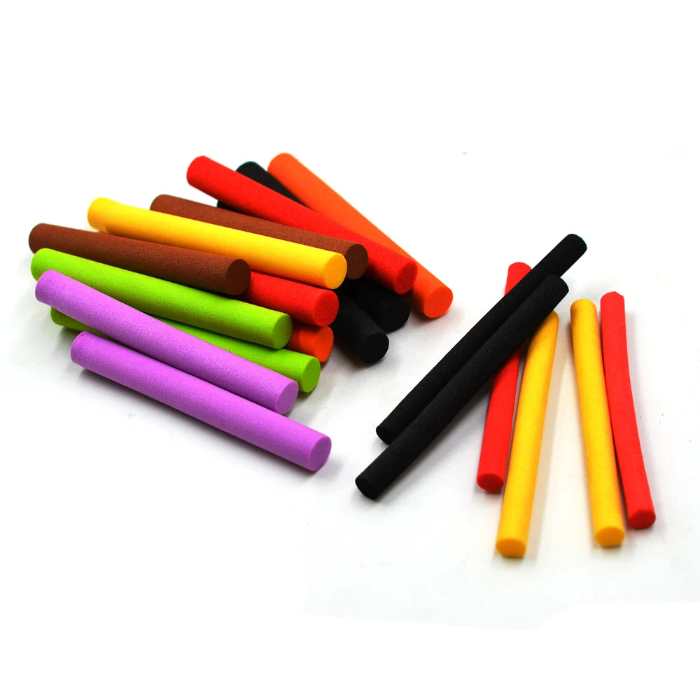 EVA Foam Rig Sticks 10PCS – Floating Fly Tying Cylinders 70mm