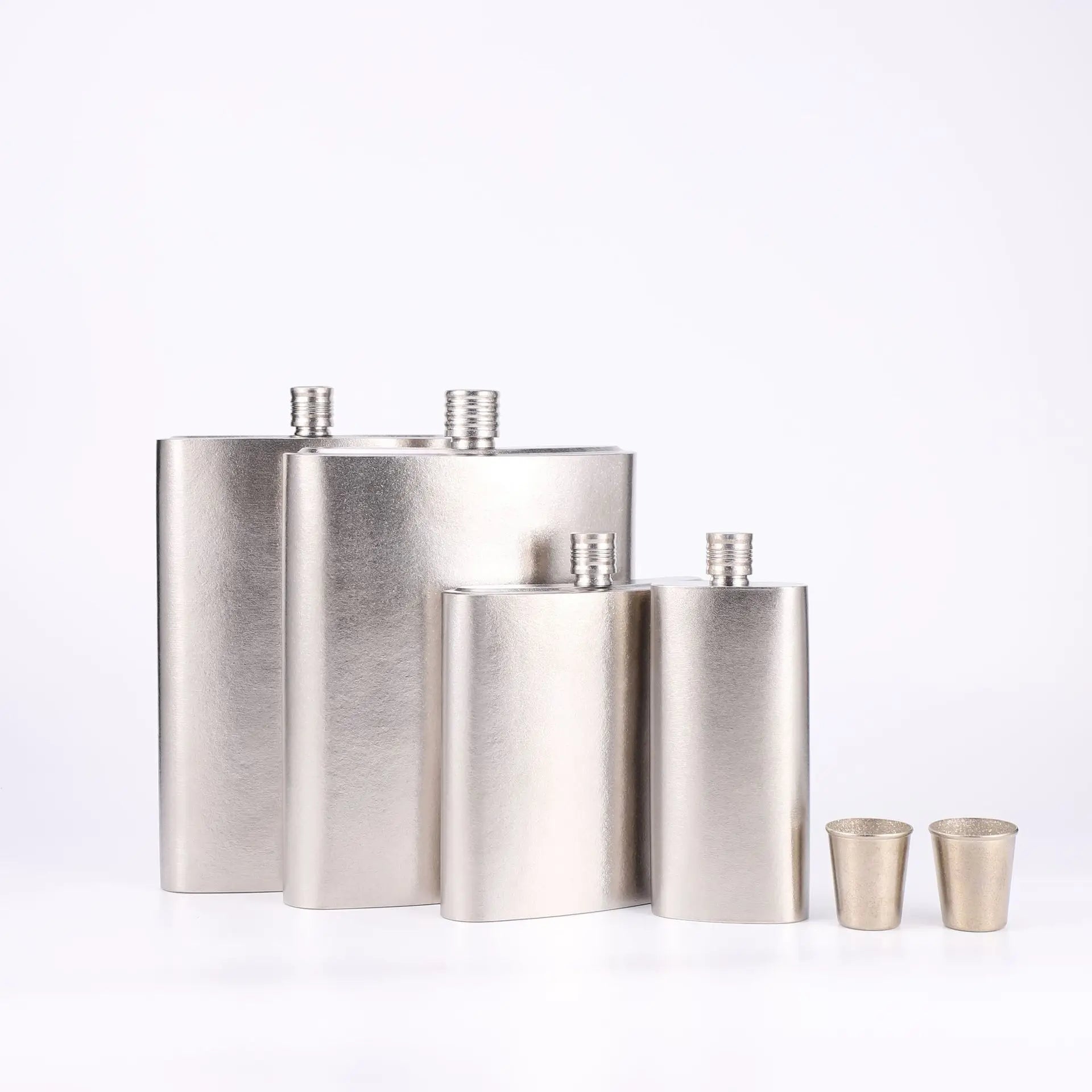 Titanium Hip Flask 7–88oz – Ultralight Antibacterial Flask