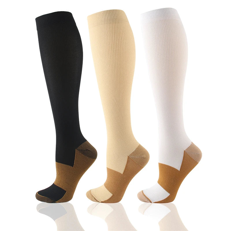 Compression Stockings – 20–30mmHg Support for Recovery