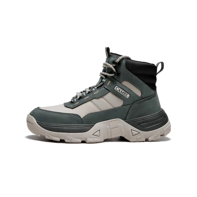 GOLDEN CAMEL Men’s Waterproof Hiking Boots – Tactical Trekking Footwear for Outdoor Work