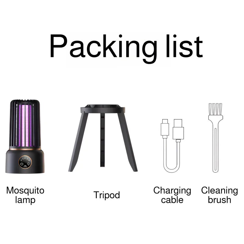 Intelligent Mosquito Killer Lamp with Light Sensor – Silent & Chemical-Free