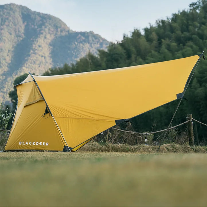 Ultralight Tarp Tent Shelter – 1P 4-Season Trekking Setup
