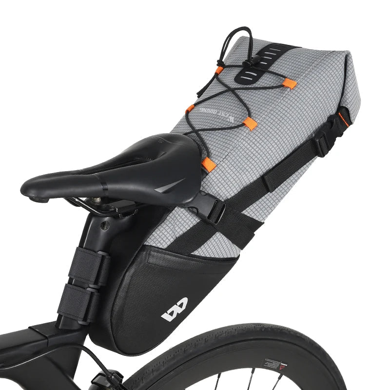 10L Waterproof Saddle Bag for MTB and Road Bike Storage