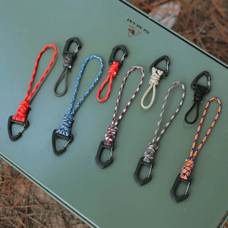 Plastic Carabiner Clip – Snap Hook Keychain for Outdoor & Backpack Use