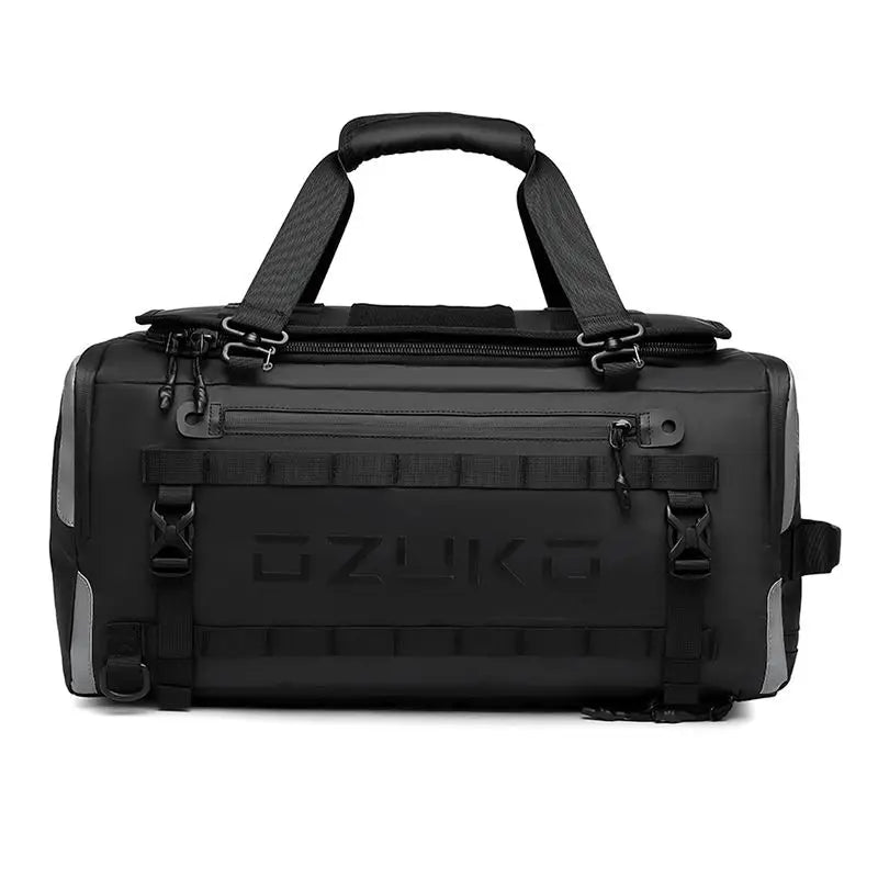 Waterproof 55L Travel Backpack with Laptop and Shoe Pocket