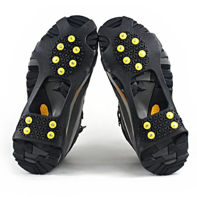 Non-Slip Shoe Covers with Nails – Removable Grip Soles