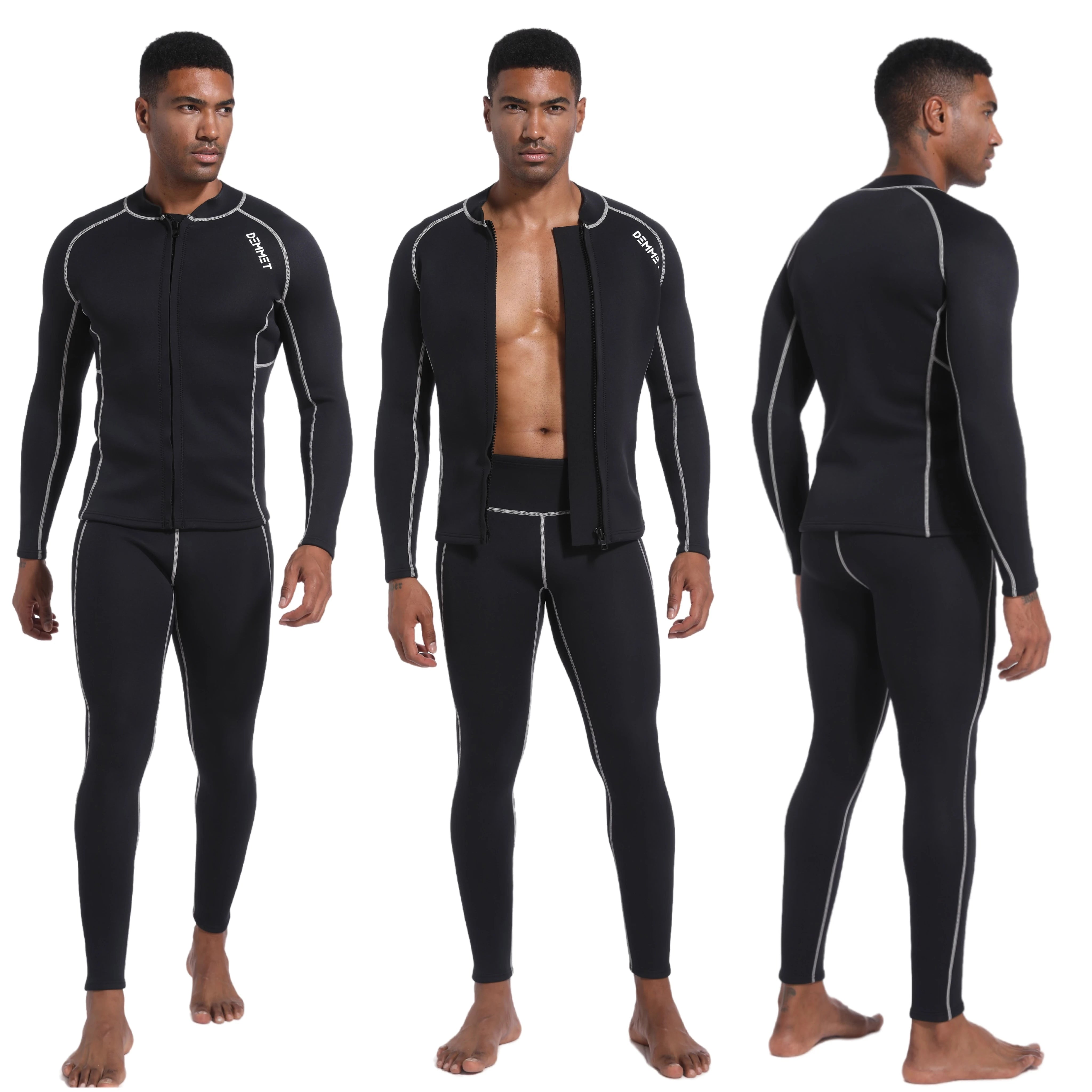 2-Piece Neoprene Wetsuit Set – 1.5mm/3mm Jacket & Pants