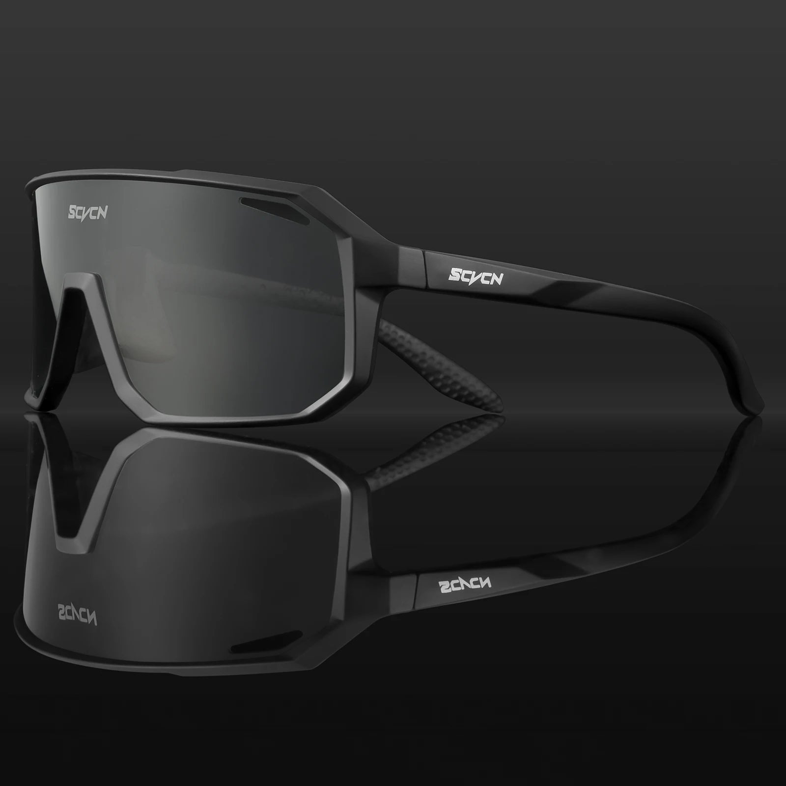 Photochromic UV400 Sports Sunglasses with Wide Vision