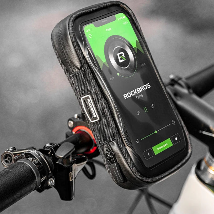Waterproof 270° Rotatable Bike Phone Bag with Mount