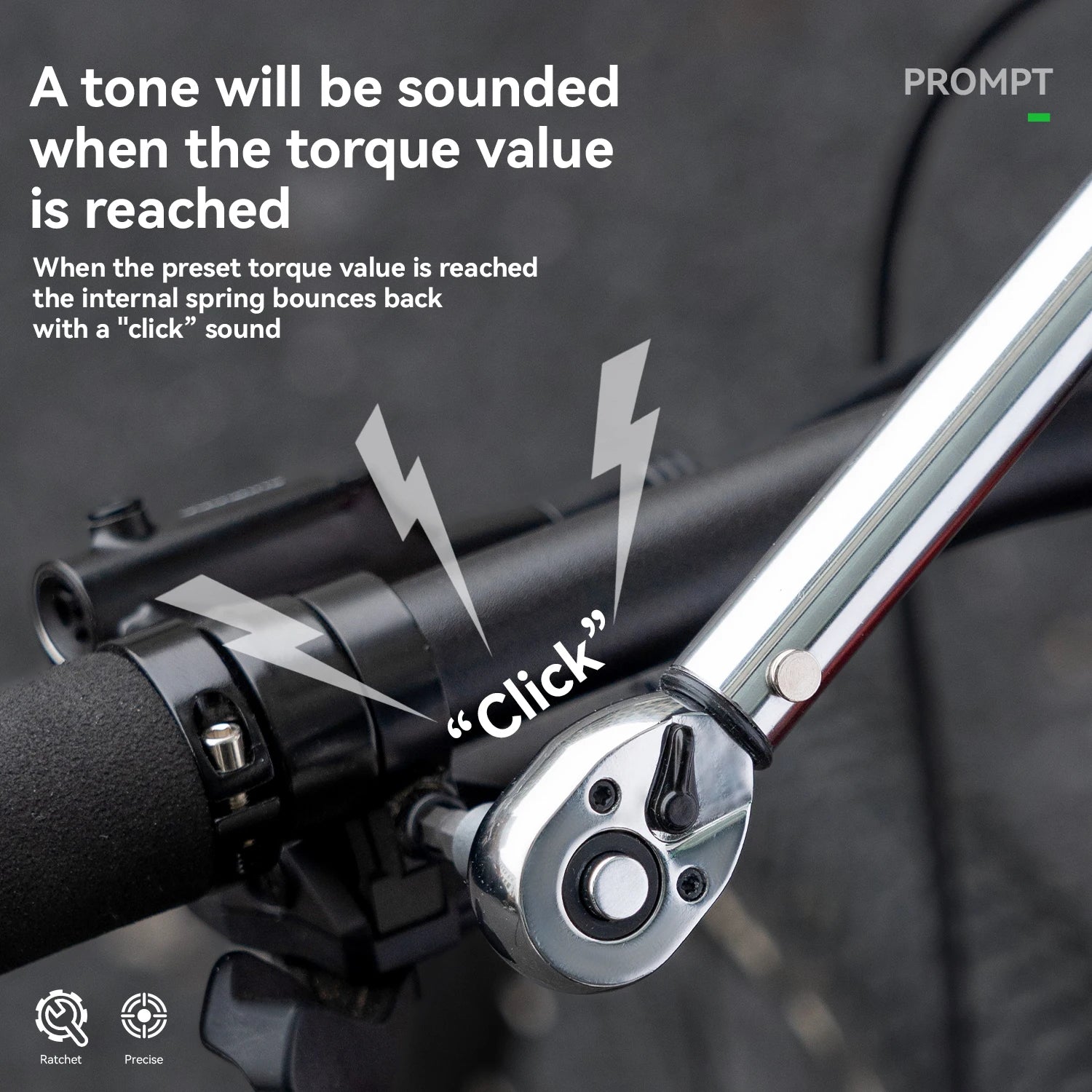 Quick-Release Adjustable Torque Wrench for Gear Repairs