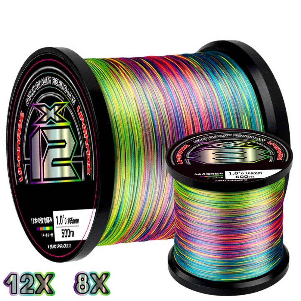 Precision X8 Braid – 500m Colour-Shift Fishing Line