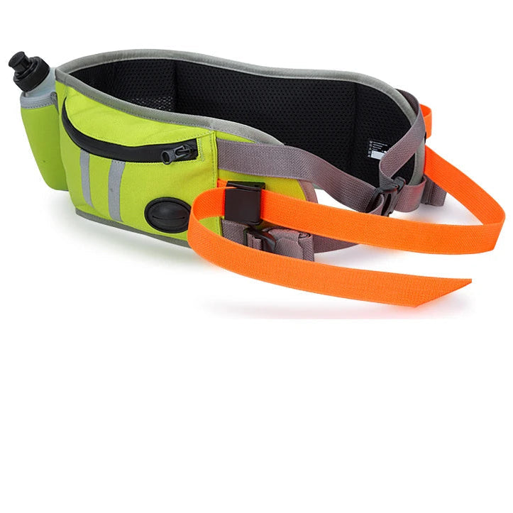 Hands-Free Dog Walking Belt with Water Bottle Holder