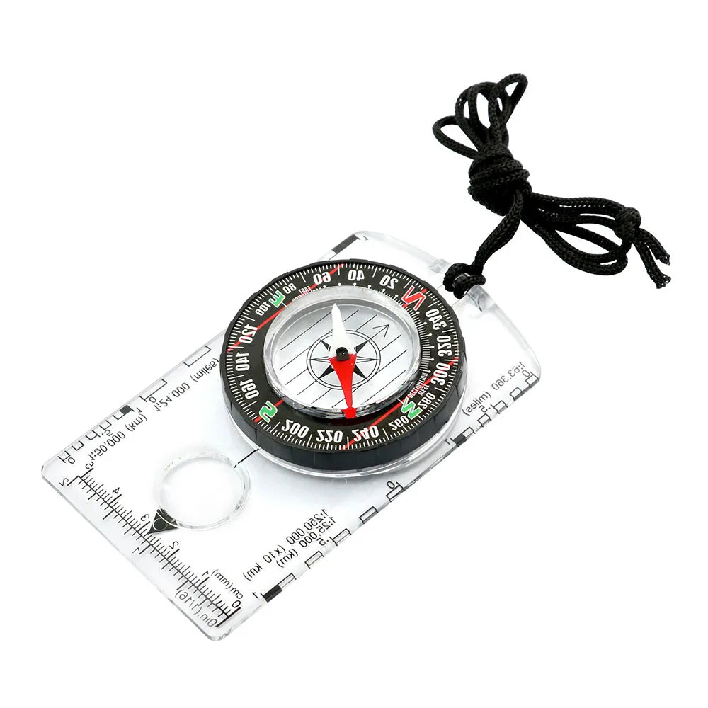 Waterproof Orienteering Compass Baseplate Map Reader for Hiking and Hunting