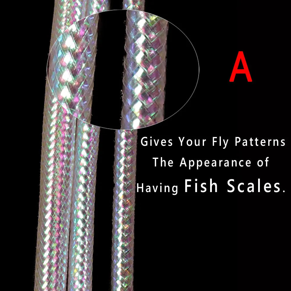 Pearl Fish Scale Body Tube 2m – Mylar Flash Fly Tying Tube