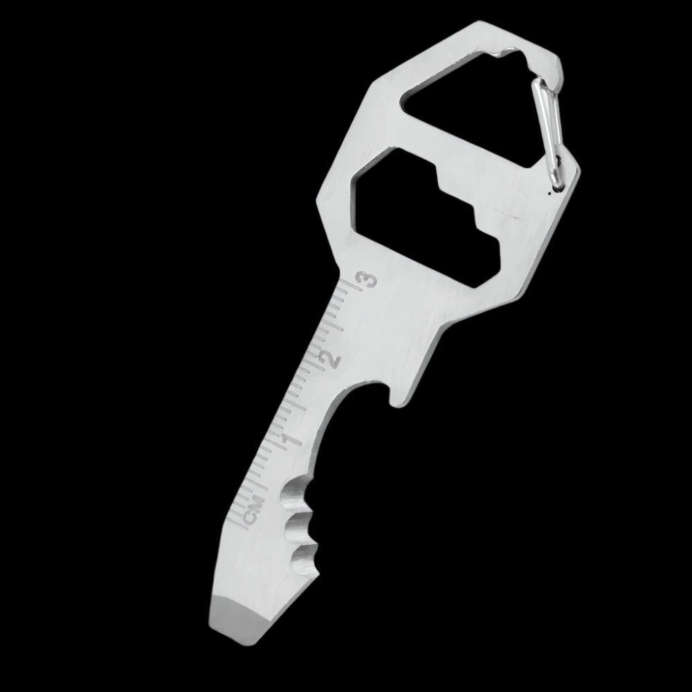 Compact EDC Multi Tool – Keychain Bottle Opener & Wrench