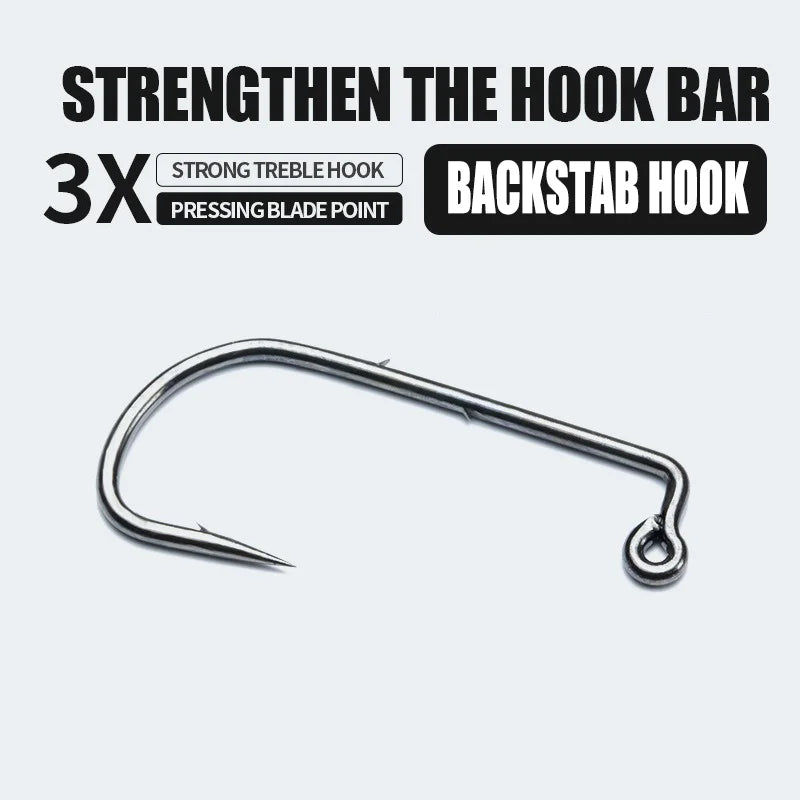 AJLURES 100PCS 90 Degree Jig Fly Hooks – High Carbon Steel Aberdeen Jig Fishing Hooks