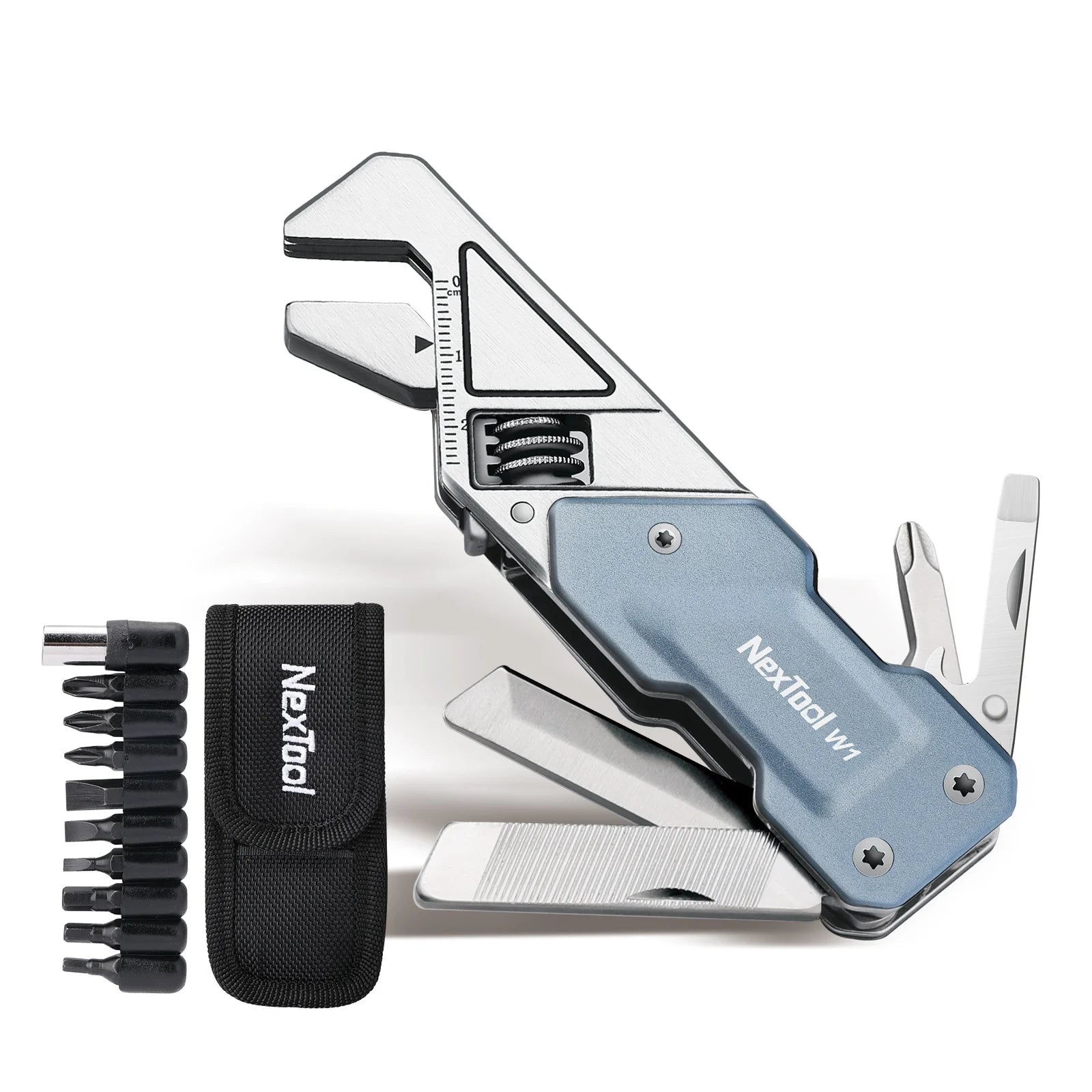 6-in-1 Pocket Multitool – Wrench, Knife, File & Screwdrivers