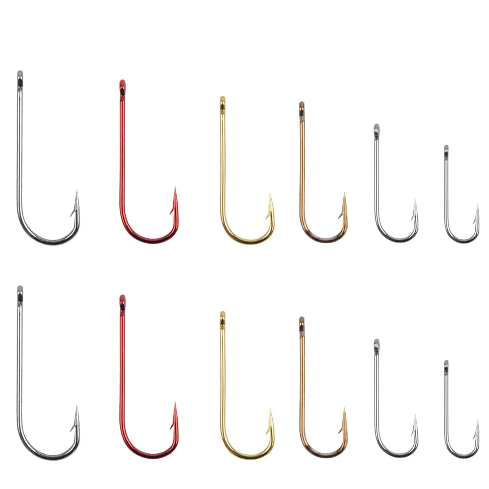 Aberdeen Long Shank Fishing Hooks Kit – 150PCS Light Wire Set