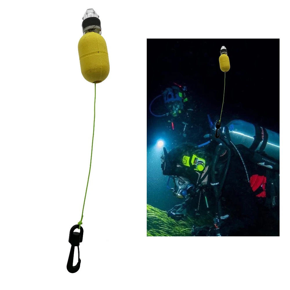 Water-Activated Dive Tank Light – Floating LED, 300 Hours