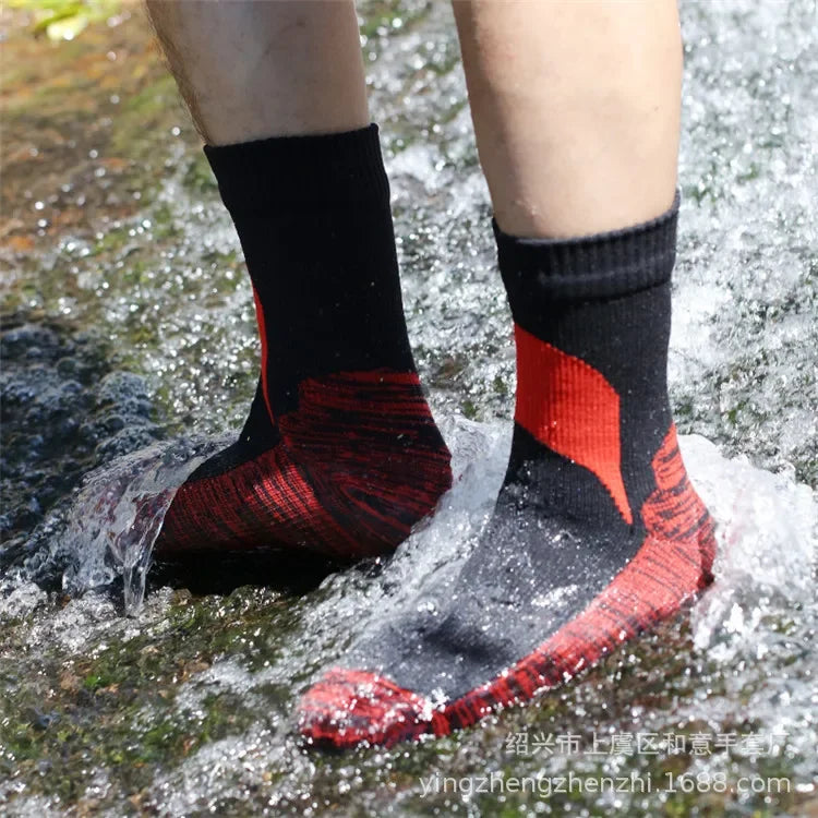 Waterproof Knee-High Outdoor Socks – All-Season Protection