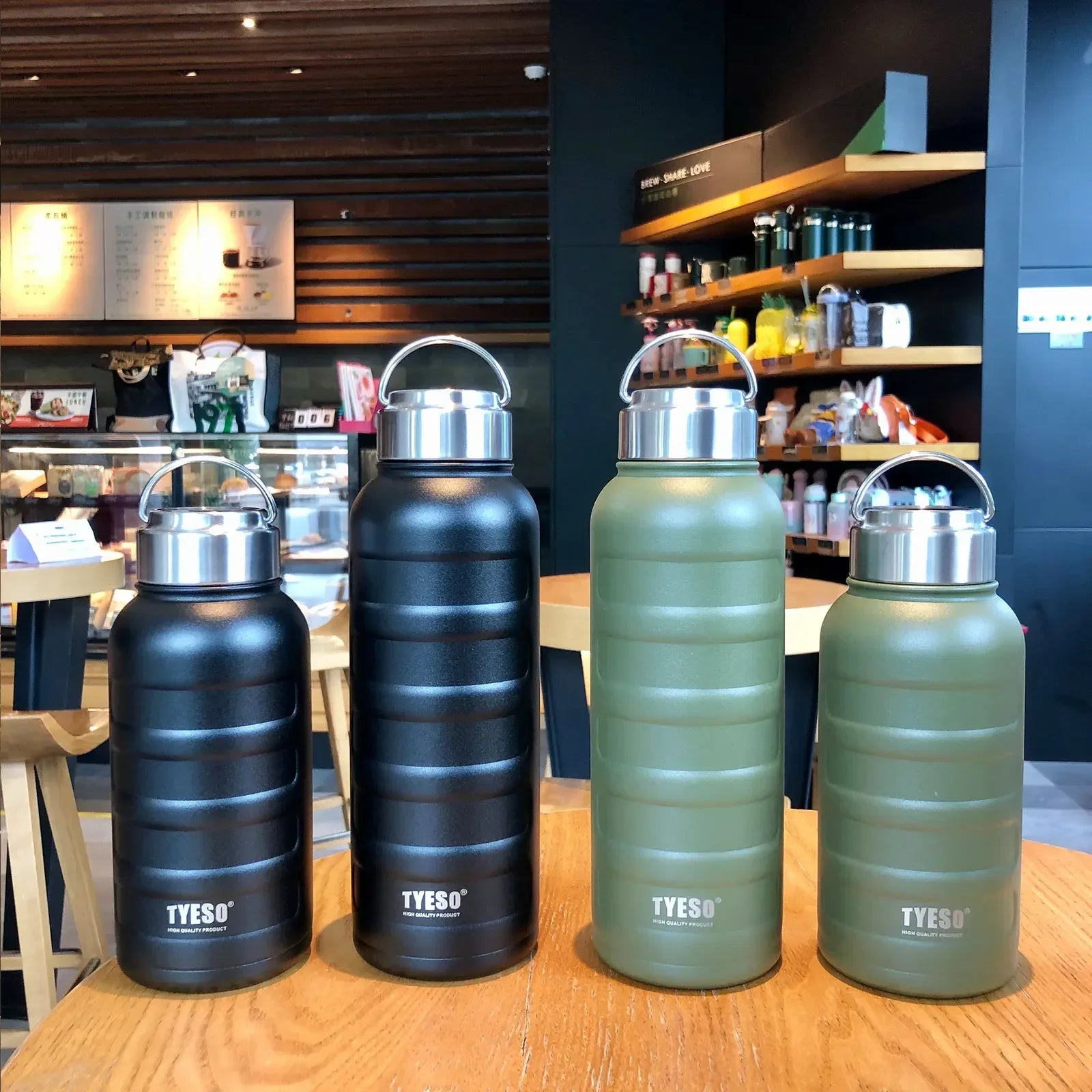 1000ML Stainless Steel Thermos Bottle – Hot & Cold Flask