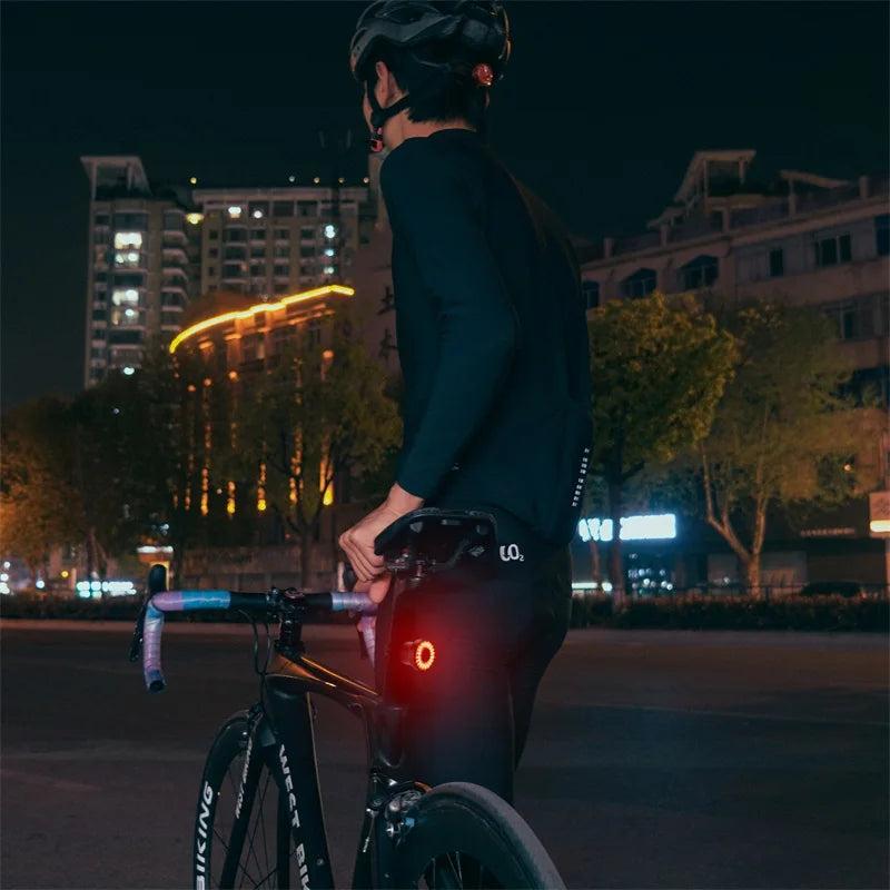 Brake Sensing Rear Bike Light with USB Recharge and IPX6 Seal
