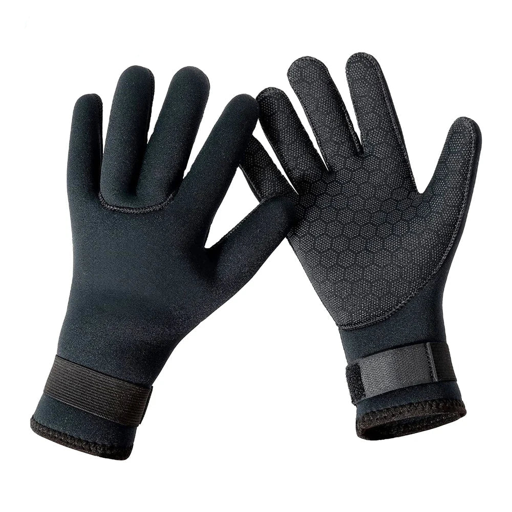 3mm/5mm Neoprene Wetsuit Gloves – Thermal Anti-Slip Diving & Spearfishing Gear