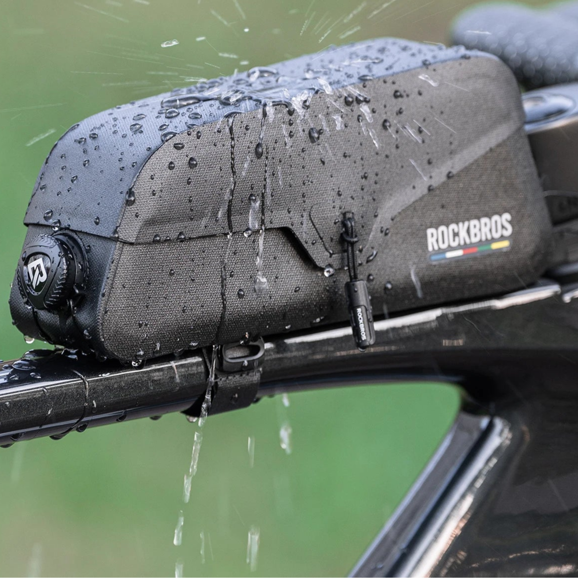 Waterproof Top Tube Bike Bag for Road & Mountain Bikes