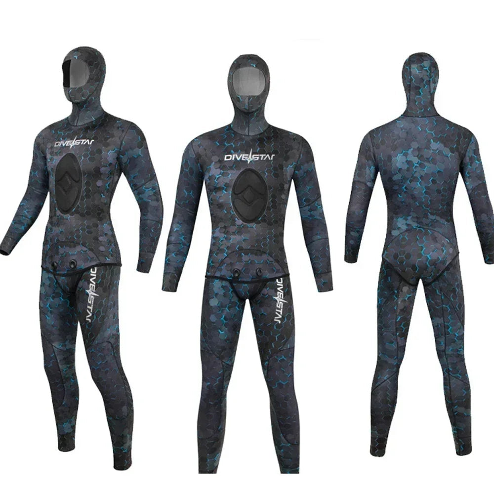 Titanium Coated 2-Piece Neoprene Wetsuit – 3MM/5MM Design
