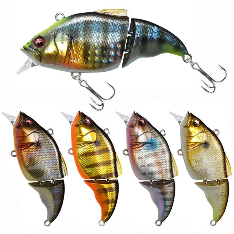 71mm Floating Minnow Swimbait with Jointed Body and Rattle