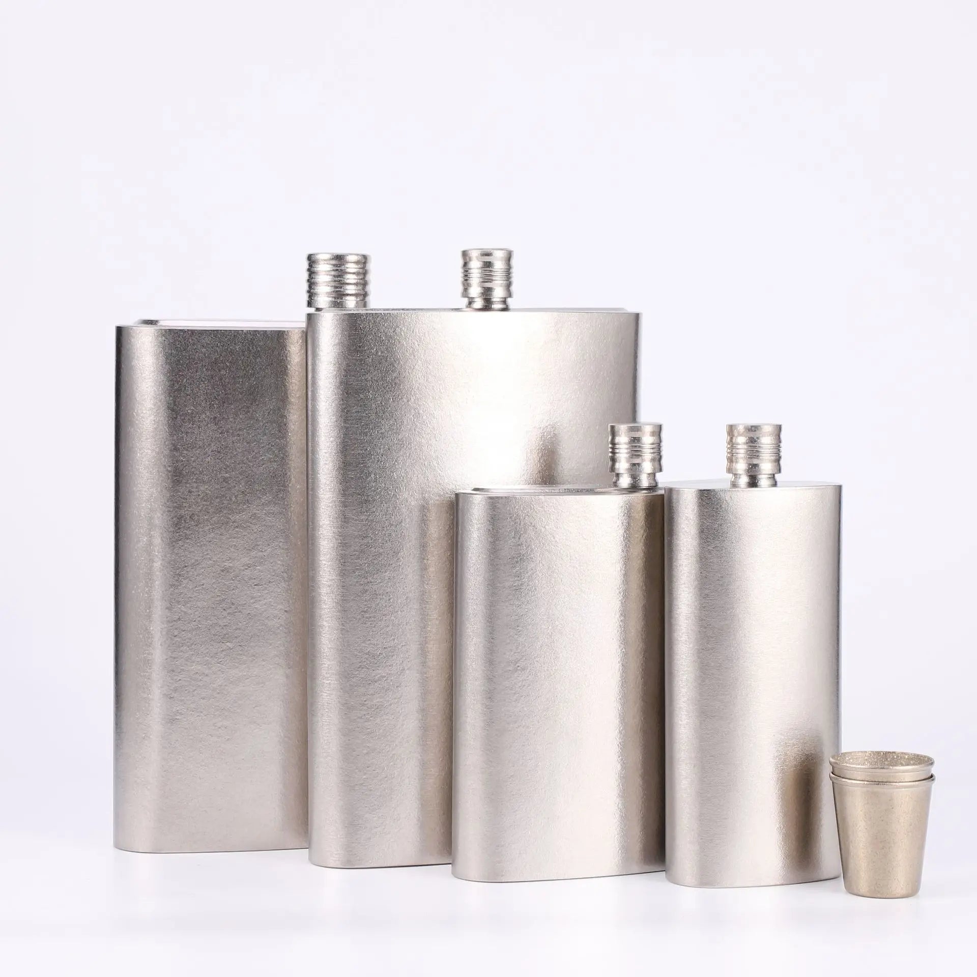 Titanium Hip Flask 7–88oz – Ultralight Antibacterial Flask