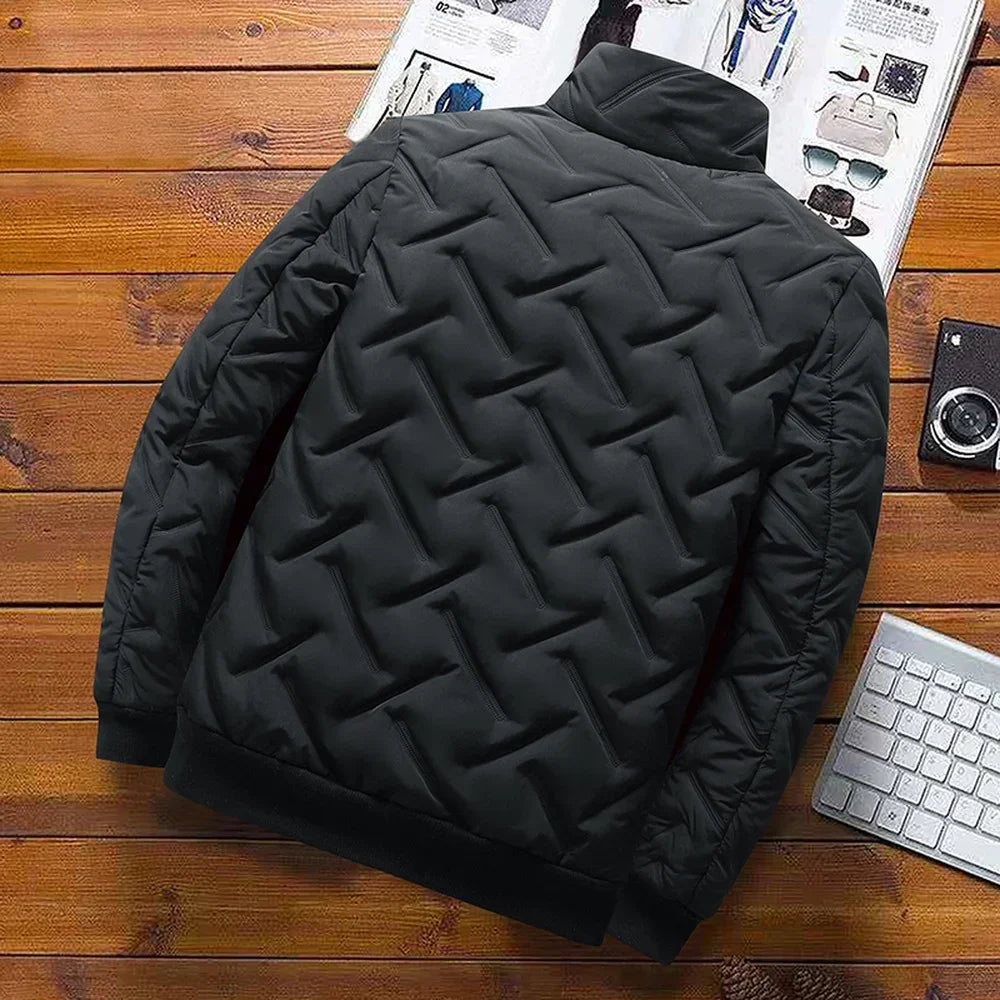Men’s Bomber Jacket – Thick Slim Fit Casual Winter Coat