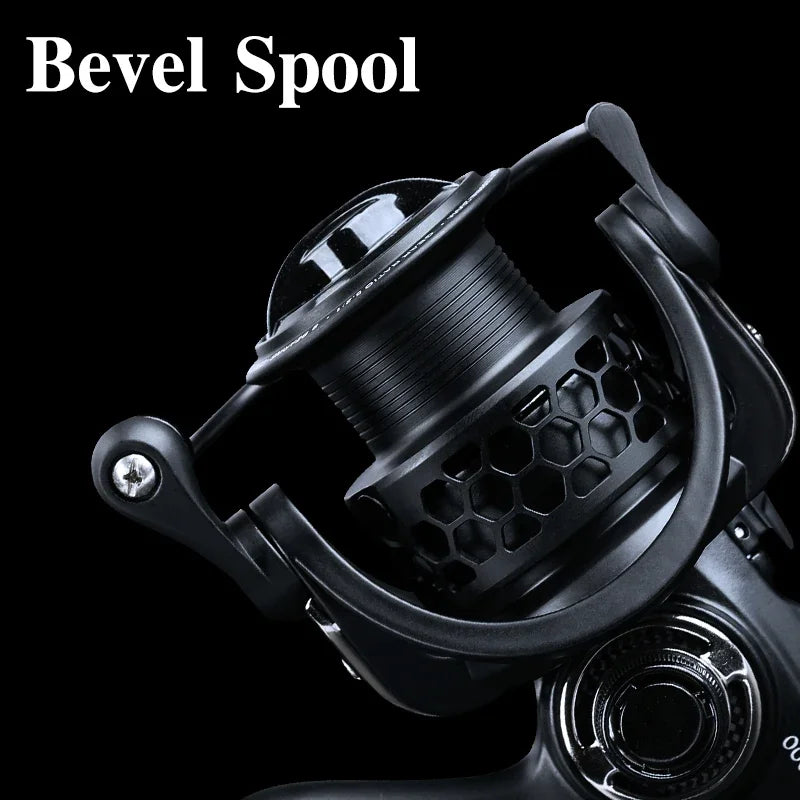 NA Spinning Reel – 12kg Drag, 9BB, CNC Aluminium Spool