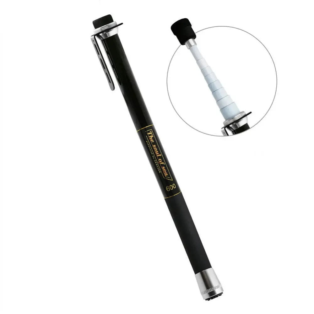 5M/6M Carbon Fibre Telescopic Fishing Pole – Lightweight Retractable Landing Net Handle