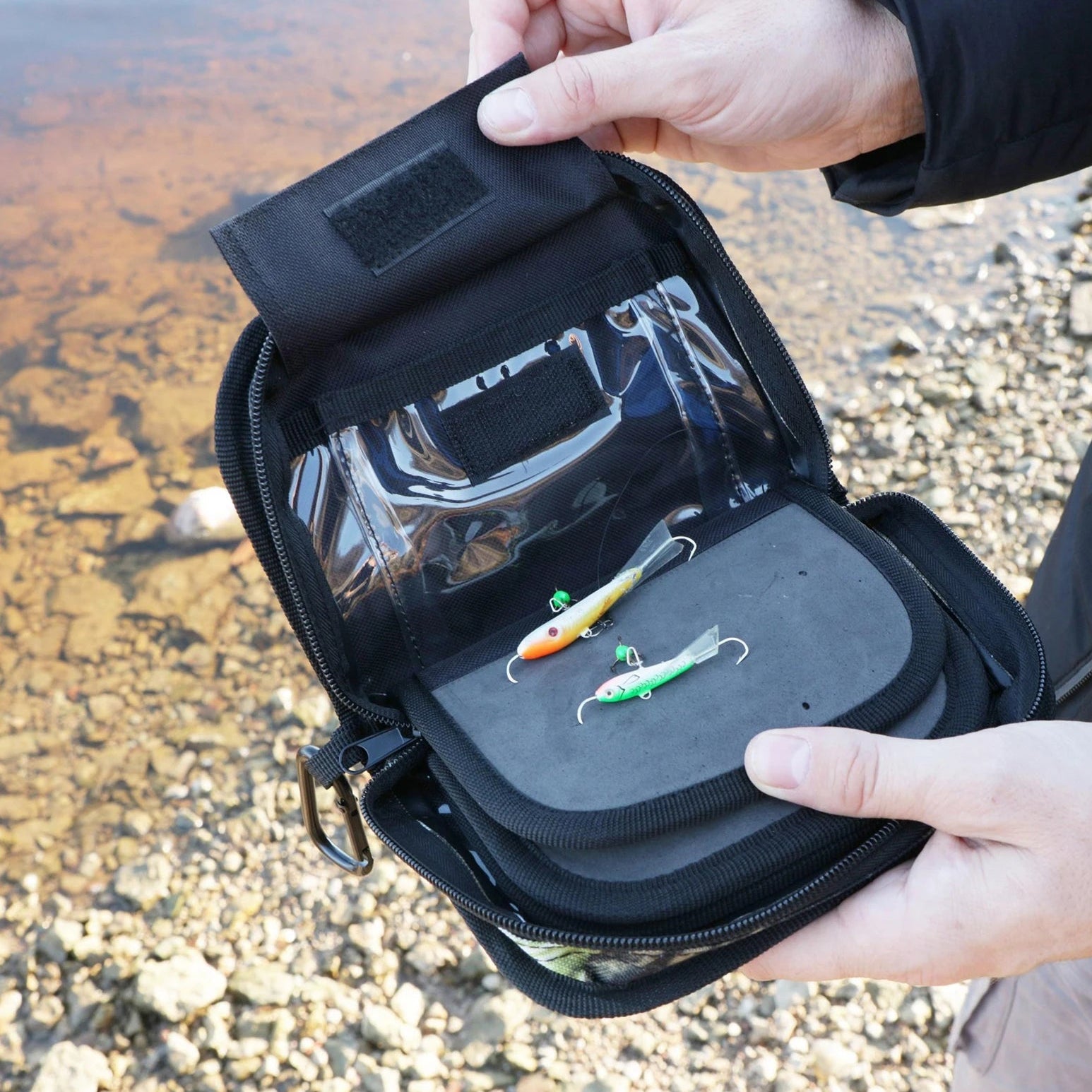 Water-Resistant Lure Storage Wallet with 3-Layer Design