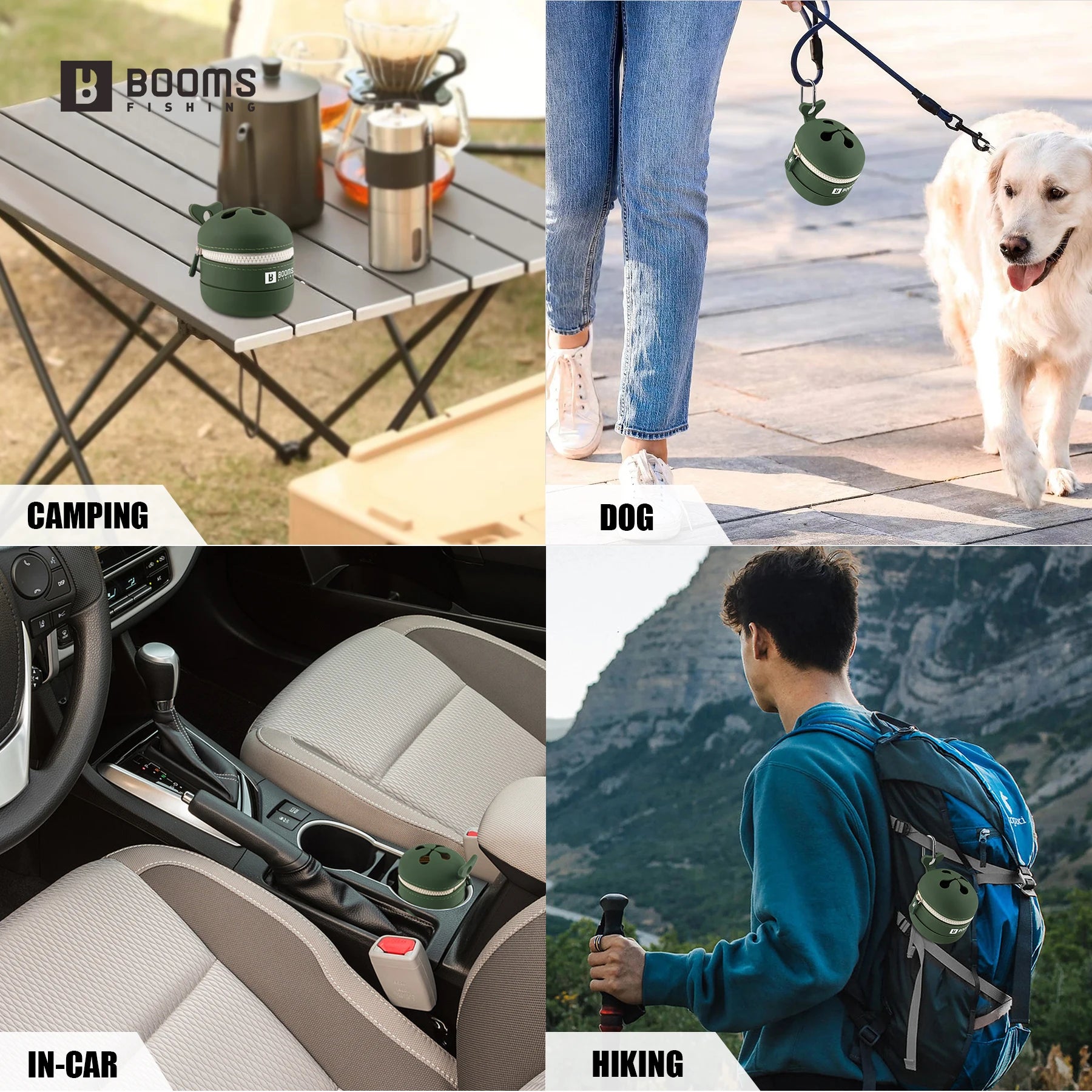 BOOMS FISHING ST2 Portable Folding Trash Bin – Multifunctional Trash Box for Outdoor Camping & Fishing