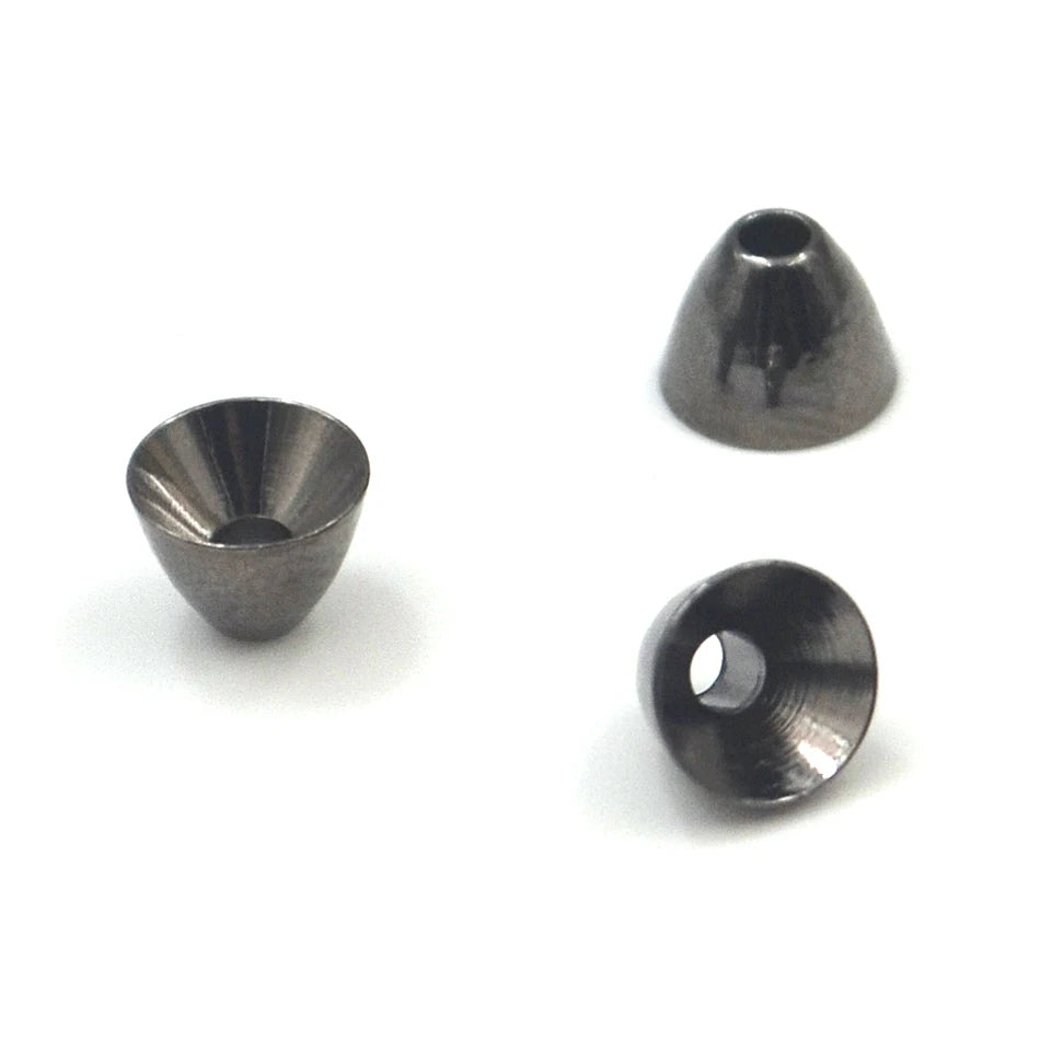 Brass Cone Heads for Fly Tying – 10PCS, 4–6.3mm Sizes