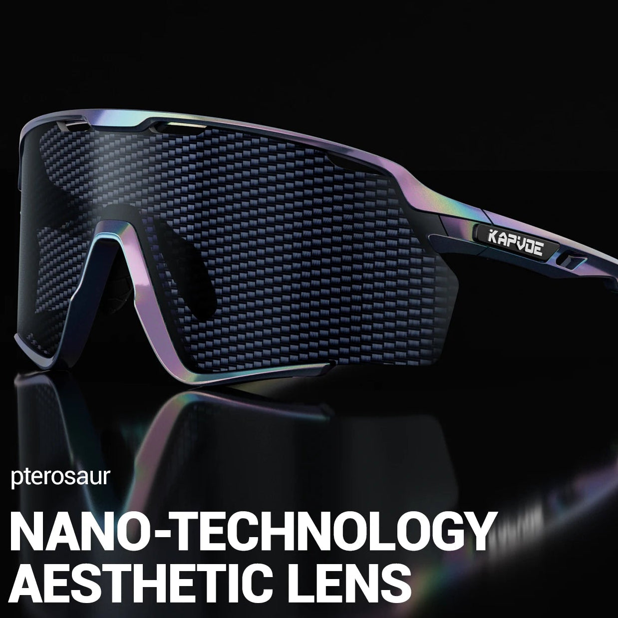 KAPVOE nano-tech performance sunglasses with aesthetic lens and UV400 protection design