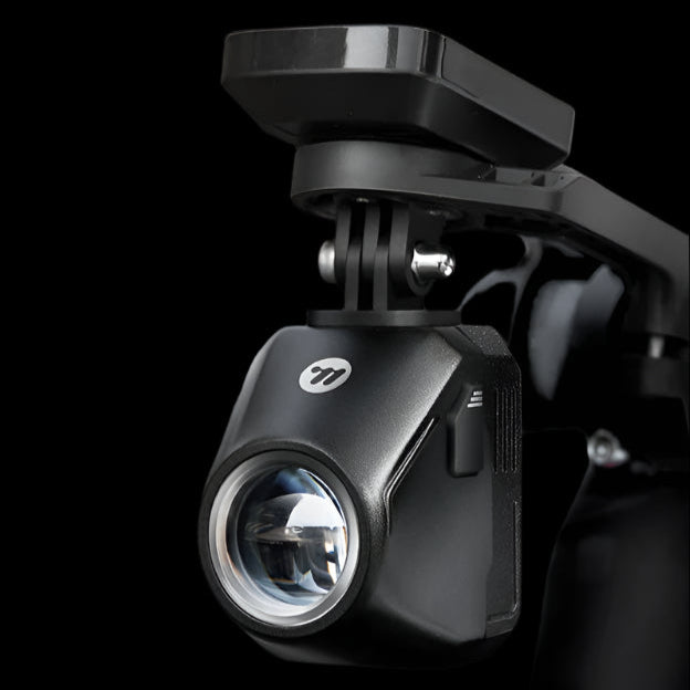 Wireless remote bike headlight mounted