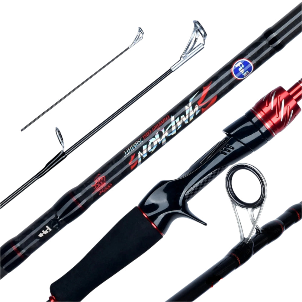 BIUTIFU Fuji Lure Mini Traveller Fishing Rod with T800 carbon blank and Fuji rings