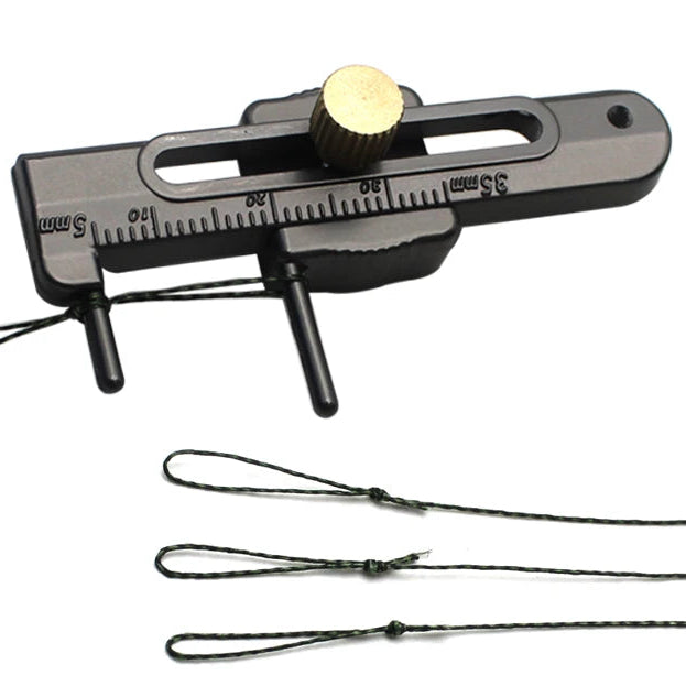 Fishing loop sizer tool creating consistent rig loops