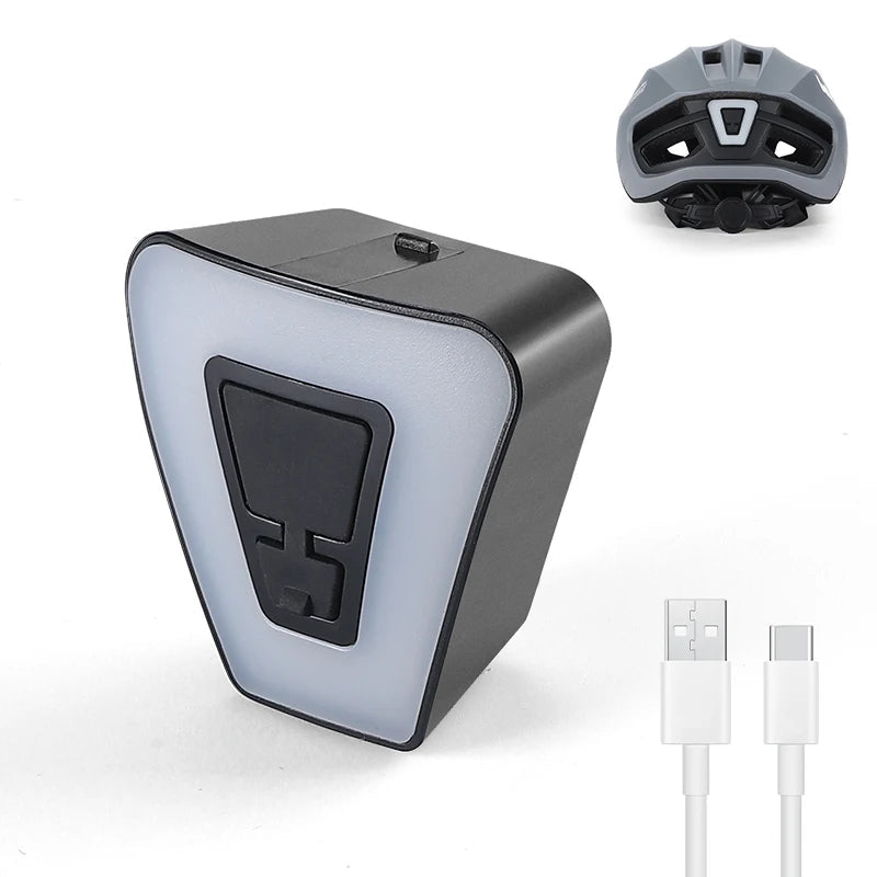 Helmet Rear Light with USB-C Recharge