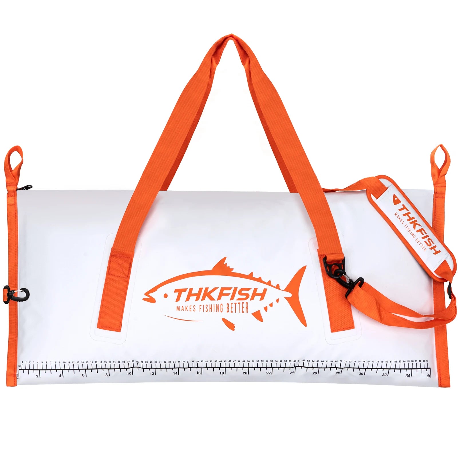 Large insulated fishing cooler bag with shoulder strap