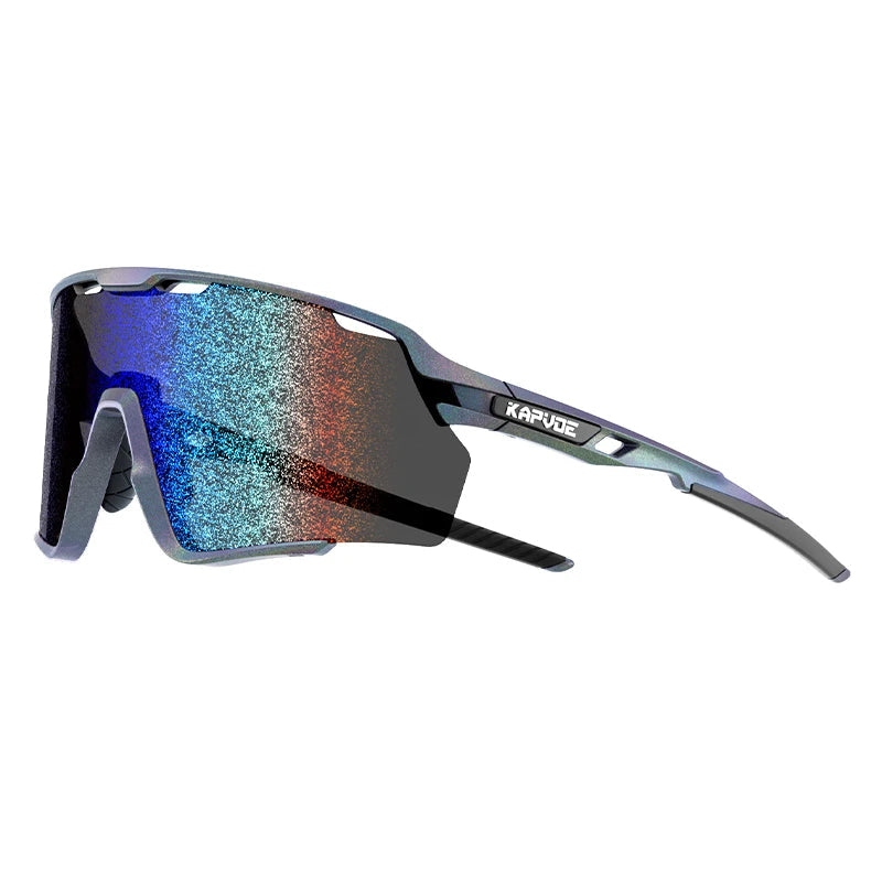 KAPVOE dark mirror nano-tech sunglasses offering UV400 glare protection and sleek black styling