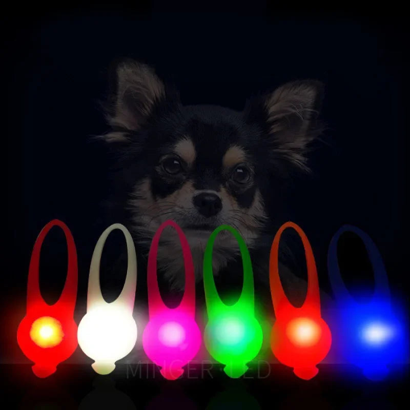 LED silicone dog pendant