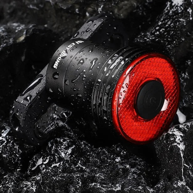 Waterproof rear bike light